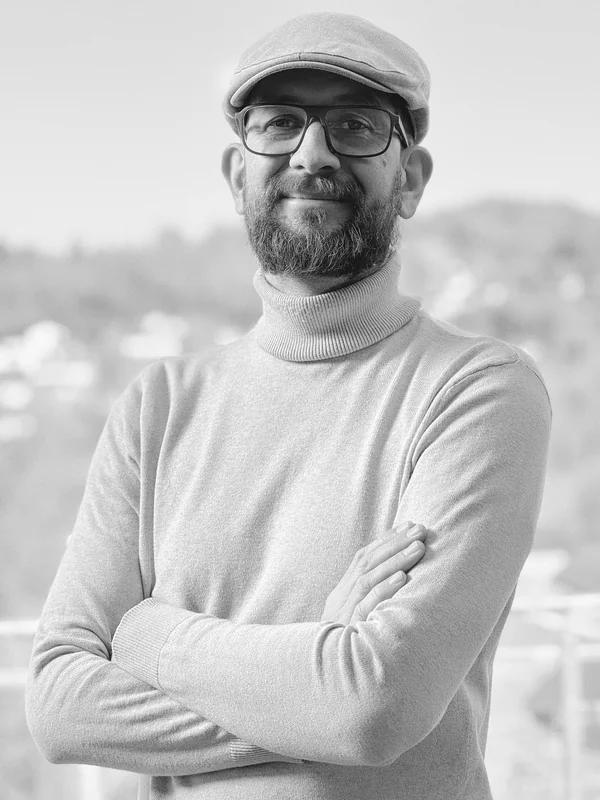 Sven Nieder, Porträt in Schwarzweiß